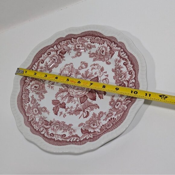 Spode Archive Collection Regency Series Floral Plate British Flowers Vintage - Picture 2 of 6